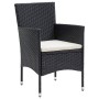 Juego de comedor de jardín 7 piezas con cojines negro von , Gartensets - Ref: Foro24-3156617, Preis: 458,14 €, Rabatt: %