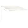 Automatic awning with LED and wind sensor cream 350x250 cm by vidaXL, Awnings - Ref: Foro24-3069532, Price: 587,29 €, Discoun...