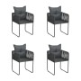 Juego de comedor para jardín 5 piezas negro von , Gartensets - Ref: Foro24-3156496, Preis: 409,31 €, Rabatt: %