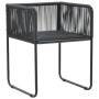 Juego de comedor para jardín 5 piezas negro von , Gartensets - Ref: Foro24-3156496, Preis: 409,31 €, Rabatt: %