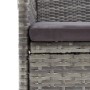 Juego de comedor para jardín 5 piezas con cojines gris y negro by , Garden sets - Ref: Foro24-3156620, Price: 352,47 €, Disco...