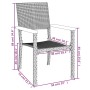 Juego de comedor de jardín 7 piezas ratán sintético negro de , Conjuntos de jardín - Ref: Foro24-3156681, Precio: 465,50 €, D...