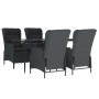 Set de comedor para jardín 5 piezas ratán sintético gris oscuro by , Garden sets - Ref: Foro24-3156802, Price: 1,00 €, Discou...