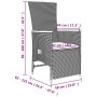 Set comedor de jardín 5 piezas con cojines ratán sintético gris de , Conjuntos de jardín - Ref: Foro24-3157548, Precio: 566,1...