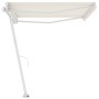 Toldo de pie retráctil manual crema 450x350 cm de vidaXL, Toldos - Ref: Foro24-3069637, Precio: 508,38 €, Descuento: %