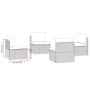 Sofás centrales de jardín 4 uds ratán PE gris 57x57x56 cm by , Garden sets - Ref: Foro24-3157503, Price: 354,94 €, Discount: %
