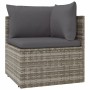Set de muebles de jardín 9 pzas y cojines ratán sintético gris de , Conjuntos de jardín - Ref: Foro24-3157382, Precio: 836,13...