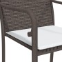 Juego comedor jardín 5 piezas y cojines ratán sintético y acero von , Gartensets - Ref: Foro24-3186941, Preis: 314,89 €, Raba...