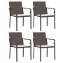 Juego comedor jardín 5 piezas y cojines ratán sintético y acero by , Garden sets - Ref: Foro24-3186957, Price: 317,21 €, Disc...