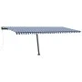 Blue and white automatic standing awning 600x300 cm by vidaXL, Awnings - Ref: Foro24-3069806, Price: 691,21 €, Discount: %