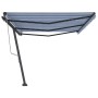 Blau-weiße automatische Standmarkise 600x300 cm von vidaXL, Markisen - Ref: Foro24-3069806, Preis: 645,22 €, Rabatt: %
