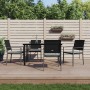 Juego comedor jardín 5 piezas y cojines ratán sintético y acero von , Gartensets - Ref: Foro24-3187021, Preis: 307,36 €, Raba...