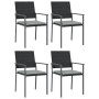 Juego comedor jardín 5 piezas y cojines ratán sintético y acero von , Gartensets - Ref: Foro24-3187021, Preis: 307,36 €, Raba...