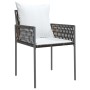 Juego comedor jardín 7 piezas y cojines ratán sintético y acero by , Garden sets - Ref: Foro24-3187054, Price: 533,48 €, Disc...