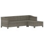 Set de muebles de jardín 4 pzas y cojines ratán sintético gris von , Gartensets - Ref: Foro24-3187269, Preis: 358,00 €, Rabat...