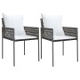 Juego comedor jardín 3 piezas y cojines ratán sintético y acero von , Gartensets - Ref: Foro24-3187049, Preis: 250,23 €, Raba...