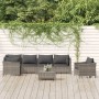 Set de muebles de jardín 7 pzas y cojines ratán sintético gris von , Gartensets - Ref: Foro24-3187283, Preis: 618,67 €, Rabat...