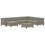 Set de muebles de jardín 8 pzas y cojines ratán sintético gris by , Garden sets - Ref: Foro24-3187297, Price: 646,99 €, Disco...