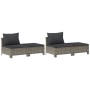 Set de muebles de jardín 8 pzas y cojines ratán sintético gris by , Garden sets - Ref: Foro24-3187297, Price: 646,99 €, Disco...