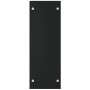 Leñero de vidrio templado negro 40x35x100 cm