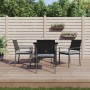 Juego comedor jardín 5 piezas y cojines ratán sintético y acero von , Gartensets - Ref: Foro24-3187002, Preis: 286,07 €, Raba...