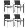 Juego comedor jardín 5 piezas y cojines ratán sintético y acero von , Gartensets - Ref: Foro24-3187002, Preis: 286,07 €, Raba...