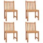 Juego de comedor para jardín 5 piezas madera maciza de teca von , Gartensets - Ref: Foro24-3157148, Preis: 607,01 €, Rabatt: %