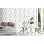 DUTCH WALLCOVERINGS Papel pintado Geometric blanco y dorado de , Papel pintado - Ref: Foro24-442573, Precio: 34,06 €, Descuen...