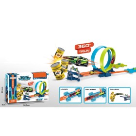 Tender Toys Circuito de coches de juguete 24 piezas gris y azul by , Toy racing car collections - Ref: Foro24-445923, Price: ...