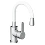 EISL Grifo monomando de lavabo FLEXO blanco cromado von , Wasserhähne - Ref: Foro24-446452, Preis: 85,10 €, Rabatt: %