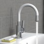 EISL Grifo monomando de lavabo FLEXO blanco cromado von , Wasserhähne - Ref: Foro24-446452, Preis: 85,10 €, Rabatt: %
