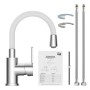 EISL Grifo monomando de lavabo FLEXO blanco cromado von , Wasserhähne - Ref: Foro24-446452, Preis: 85,10 €, Rabatt: %