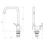 EISL Grifo monomando de cocina con caño inclinable FLEXO cromado von , Wasserhähne - Ref: Foro24-446501, Preis: 98,55 €, Raba...