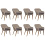 Juego de comedor para jardín 9 piezas ratán sintético marrón by , Garden sets - Ref: Foro24-3059487, Price: 1,00 €, Discount: %