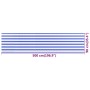 Toldo para balcón HDPE azul y blanco 90x500 cm von , Sonnenschirme - Ref: Foro24-310890, Preis: 15,37 €, Rabatt: %