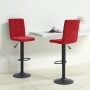 Taburetes de cocina 2 unidades terciopelo rojo vino tinto von , Küchenhocker - Ref: Foro24-335769, Preis: 148,04 €, Rabatt: %