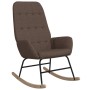 Silla mecedora de tela gris taupe by , Rocking chairs - Ref: Foro24-341262, Price: 118,75 €, Discount: %