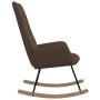 Silla mecedora de tela gris taupe by , Rocking chairs - Ref: Foro24-341262, Price: 118,75 €, Discount: %