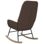 Silla mecedora de tela gris taupe by , Rocking chairs - Ref: Foro24-341262, Price: 118,75 €, Discount: %