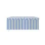 Manuell ausfahrbare Markise mit blau-weißem Rollo 3x2,5 m von vidaXL, Markisen - Ref: Foro24-3069256, Preis: 243,90 €, Rabatt: %
