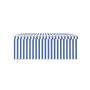Manuell ausfahrbare Markise mit blau-weißem Rollo 3x2,5 m von vidaXL, Markisen - Ref: Foro24-3069256, Preis: 235,30 €, Rabatt: %