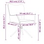 Sillas de comedor giratorias 2 uds terciopelo azul von , Essstühle - Ref: Foro24-344808, Preis: 146,30 €, Rabatt: %