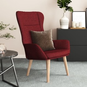 Sillón de relax de tela color rojo tinto by , Armchairs - Ref: Foro24-341402, Price: 126,93 €, Discount: %