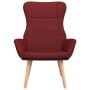 Sillón de relax de tela color rojo tinto by , Armchairs - Ref: Foro24-341402, Price: 126,93 €, Discount: %