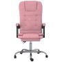 Silla de oficina reclinable con masaje terciopelo rosa von , Bürostühle - Ref: Foro24-349665, Preis: 140,71 €, Rabatt: %