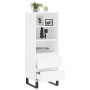 Aparador alto madera contrachapada blanco 40x36x110 cm de , Aparadores - Ref: Foro24-831516, Precio: 64,02 €, Descuento: %
