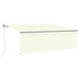 Automatische Markise mit LED-Windsensor, cremefarben, 4,5 x 3 m von vidaXL, Markisen - Ref: Foro24-3069452, Preis: 592,08 €, ...
