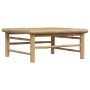 Mesa de jardín de bambú 65x65x30 cm