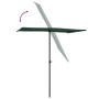 Sombrilla de jardín con palo de aluminio verde 180x110 cm by , Umbrellas - Ref: Foro24-47328, Price: 42,42 €, Discount: %