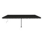 Automatische Markise LED-Windsensor Anthrazitgrau 600x300 cm von vidaXL, Markisen - Ref: Foro24-3069814, Preis: 831,77 €, Rab...